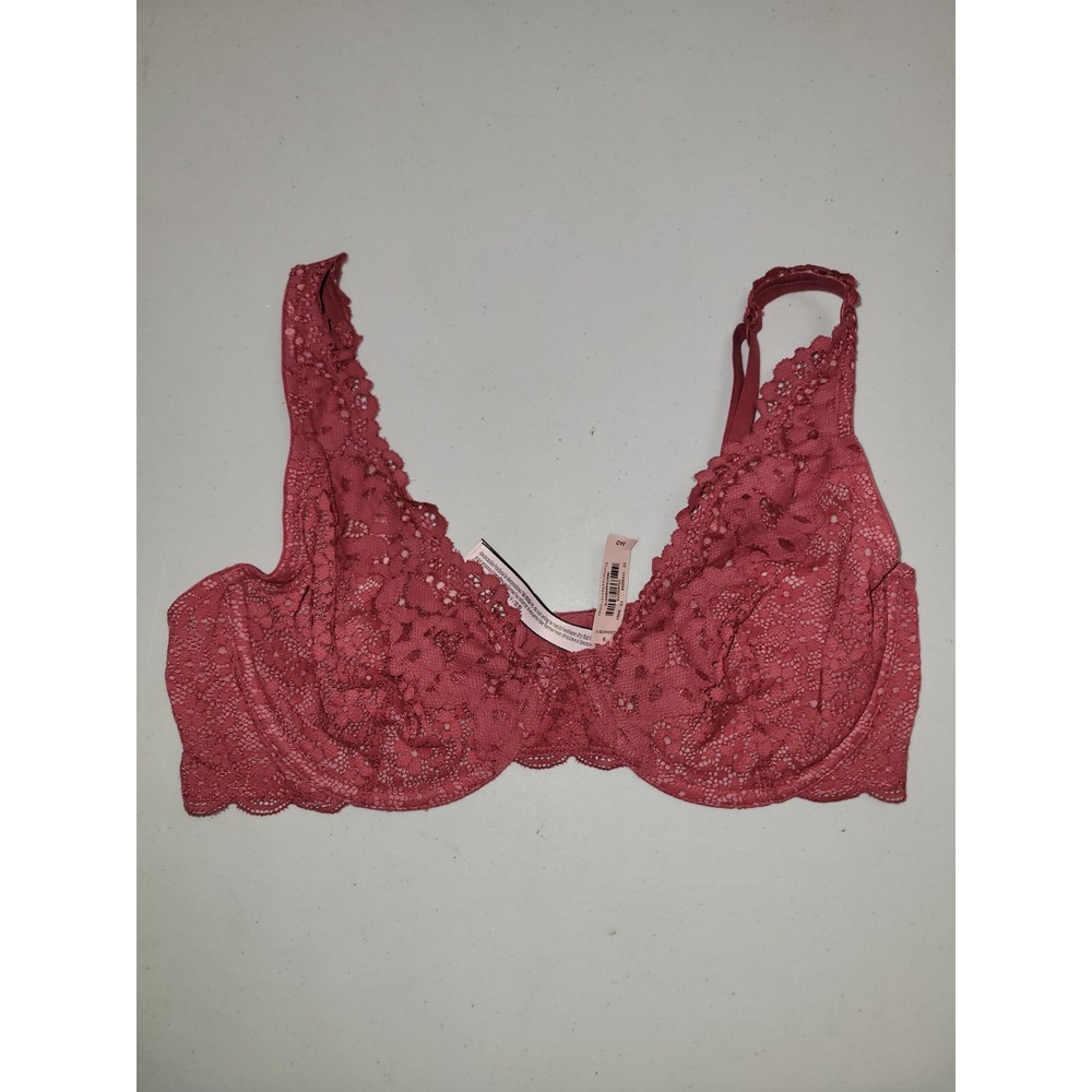 Vs Body By VICTORIA Older Style Athena Unlined Demi Push Up NEW 34D Pink 119